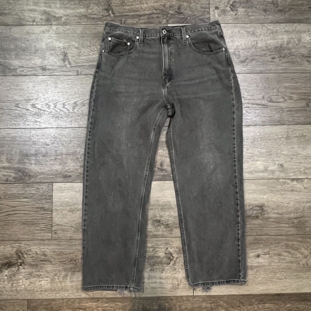 Levi’s SilverTab Loose Jeans Black Gray Baggy Fit 90s Skater Style W38 L32